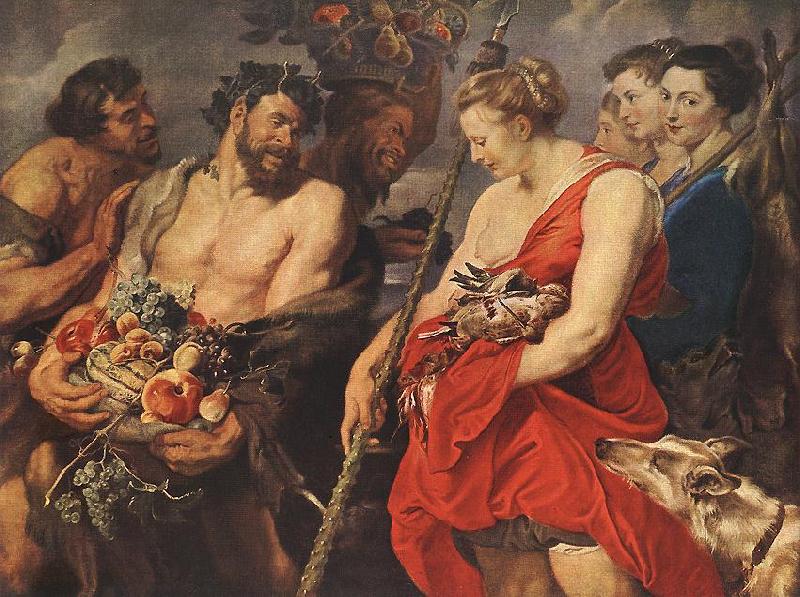 RUBENS, Pieter Pauwel Diana Returning from Hunt oil painting picture